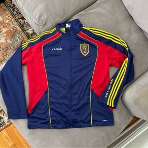 adidas Climalite MLS Real Salt Lake RSL soccer football jacket Men's XL